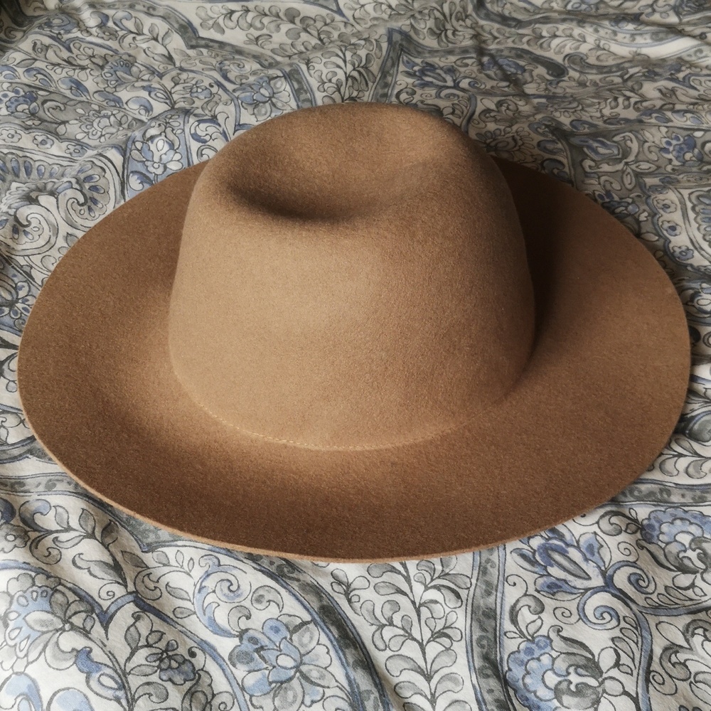 100% Wool Wide Brim Hat